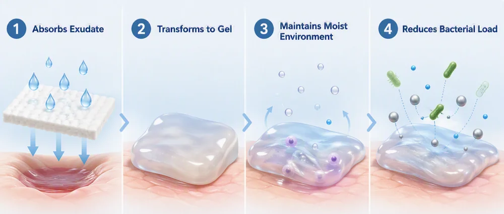 CollaHeal AG™ — Collagen Dressing with Silver